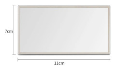 Bil Solskyddsspegel, Bil Solskyddsspegel, Bil Sminkspegel, Bil Sminkspegel, Bil Makeup Spegel, Liten, 110 x 70 MM, 1 st