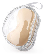 Synlig Bh Kompatibelt Med Sexy Mango Bra Osynlig Sömlös Bröstklistermärke För Bröllop Klänning Beige XL
