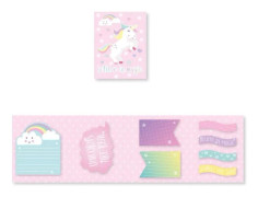 Anker Believe In Magic Unicorn Klisterlappar Set One Size Rosa/M