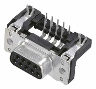 Harting 09 66 452 6611, D-Sub 4, Svart, Metallisk, Polybutylentereftalat (PBT), Stål, Termoplastisk harts, Kopparlegering, 10 mO, 1000 V