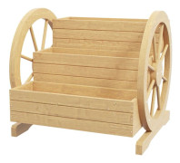 Rootz 3 -steg upphöjd grönsaksbädd - Planter Box - Garden Elevated Bed - Ergonomisk design - 62 cm x 61 cm x 57 cm