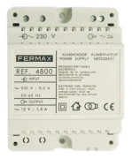 Strömförsörjning 12VAC / 1.5A DIN4. FERMAX 4800