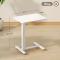 Rootz steh desht höjd justerbar skrivbord - mobil bärbar dator - ergonomisk arbetsyta - sit/stativalternativ - vit - 65 cm x 48 cm x 70-110 cm