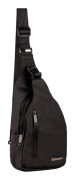 WINGS Crossbody Ryggsäck VIREO – Vattentålig, USB-port, 4 fickor, 5,3L