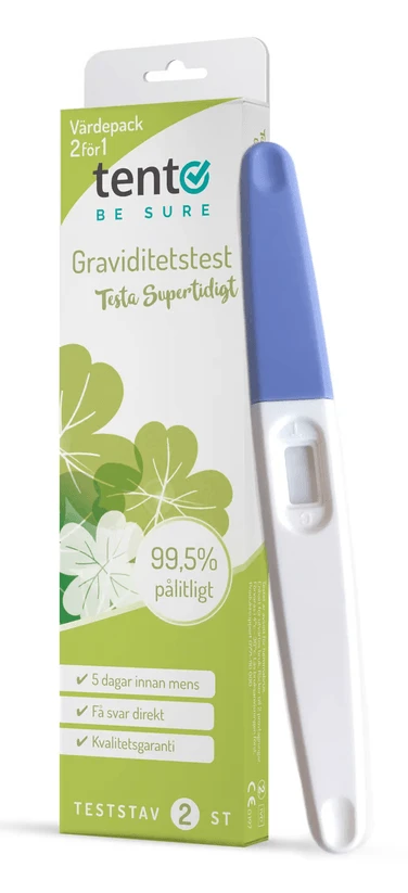 Graviditetstest Testa supertidigt 2 st
