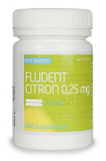 Fludent Citron, sugtablett 0,25 mg 200 st