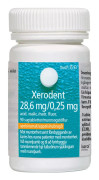 Xerodent, sugtablett 28,6 mg/0,25 mg 90 st