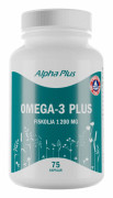 Omega 3 Plus, 75 kapslar