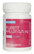 Fludent Hallon, sugtablett 0,25 mg 200 st