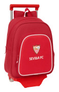 School Rucksack with Wheels Sevilla Fútbol Club Red 28 x 34 x 10 cm