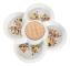 Tilltuggsset DKD Home Decor Naturell Röd Multicolour Stengods 22 x 22 x 7 cm Cottage Hus