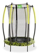 Exit Tiggy Junior Studsmatta med Skyddsnät 140 cm Svart/Grön