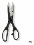 Sax Svart Silvrig Rostfritt stål 7,5 x 21 x 1 cm (12 antal)