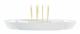 Snacksbricka DKD Home Decor Multicolour Naturell Bambu Stengods Tropiskt 23,5 x 23,5 x 7 cm