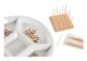 Tilltuggsset DKD Home Decor 23,5 x 23,5 x 7 cm Naturell Röd Multicolour Stengods Cottage Hus
