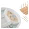 Snacksbricka DKD Home Decor 23,5 x 23,5 x 3 cm Grön Stengods