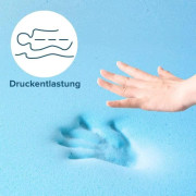 Zinus Grön Te Sängöverkast med Kylgel och Minnesskum 180 x 200 cm Oeko-Tex Certifierad