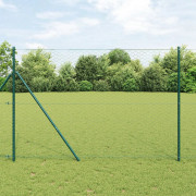 Hexagonstaket Grön 1,6x25 m Stål