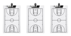 3-pack Basketboll Coach Clipboard, 35 x 22 cm Torktavla Coa