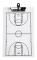 3-pack Basketboll Coach Clipboard, 35 x 22 cm Torktavla Coa