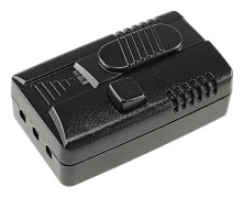 Fotströmbrytare med dimmer, LED 3-100 watt, PÅ/AV-brytare, steglös slider, för dimbara lampor