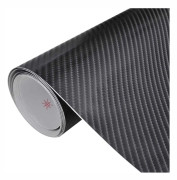 vidaXL Bilfoliering 2 st 4D svart 100x150 cm+50x150 cm