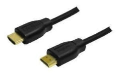 CH0038 - LogiLink High Speed with Ethernet - HDMI med Ethernet-kabel - HDMI (hane) till HDMI (hane) - 3 m - svart
