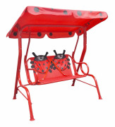 vidaXL Barnhammock röd