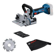 Sladdlös plattfräs GFF 18V-22 Professional Solo, 18 volt (blå/svart, utan batteri och laddare, i L-BOXX) - SOLO