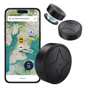 GPS Tracker Stark Magnetisk Bil Fordonsspårning Anti-förlust, Multifunktionell GPS Mini Locator, Automatisk Inspelning/Röststyrning Återuppringning...