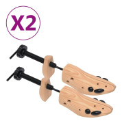 Skoblock 2 par stl. 41-46 massiv furu