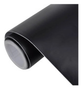 vidaXL Bilfoliering matt svart 100x150 cm