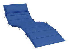 vidaXL Dyna till solsäng kungsblå 180x60x3 cm oxfordtyg