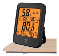 Generisk Lufttemperatur Termometer, Rum Hygrometer Termometer | Temperatur- och Fuktighetsmätare för Barnrum, Vardagsrum, Källare, Växthus, O