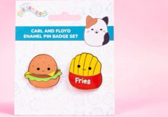 Squishmallows Pin Badges Carl & Floyd - 1,5 tum