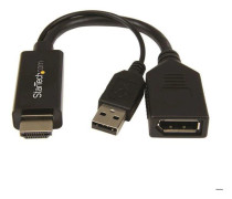 STARTECH.COM 4K HDMI till DisplayPort-adapter - USB-driven