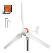 Vindturbin 400 W, 12 V, MPPT-kontroller, 13 m/s vindkraftverk med 3 blad, laddare för elproduktion.