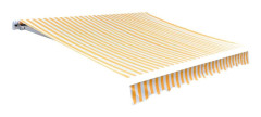 Markisduk för UV-skydd - Gul & Vit, 3 x 2,5 m | Färg: Gul & Vit | Storlek: 3 x 2,5 m