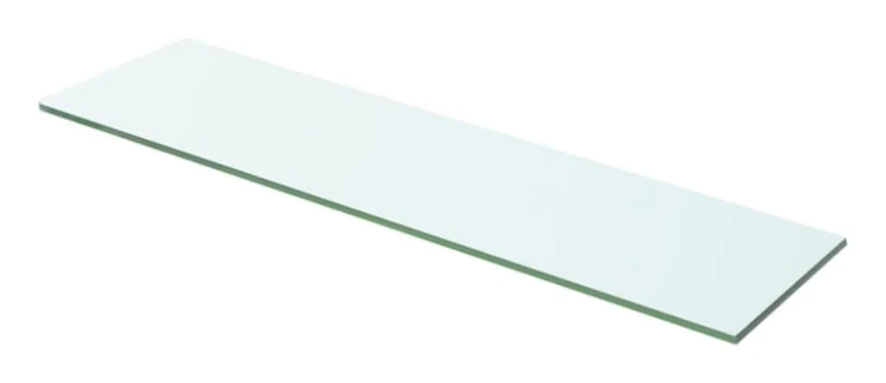 vidaXL Hyllplan glas genomskinlig 60x12 cm