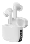 Denver TWE-61, True Wireless Stereo (TWS), Samtal/musik/sport/vardag, Headset, Vit