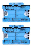 Bärbar EKG 7-stegs linjal för EKG/EKG-analys