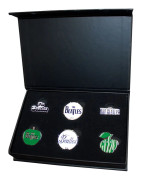 The Beatles Band Logos Boxed Pin Badge Set One Size