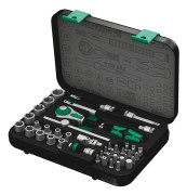 Wera 8100Sa2 Socket Set 1/4" Drive Metric Zyklop 42 Pieces