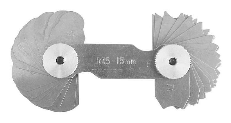 Radiuslære 15,5-25,0 mm