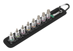 Wera 8740 A 05003881001 Inner-sexkantig Hylsnyckel-bitsinsats-set 8 delar 1/4"