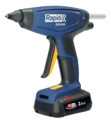 18V 900g/h batteridriven limpistol - RAPID - BGX500 - Fodral + 2,5Ah batteri + laddare