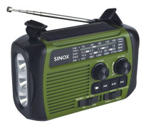 Sinox Nödradio SXL5500 dynamo och solcell
