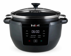 Omedelbar programmerbar elektrisk slowcooker - 7,1L - Långsam tillagning, hålla värmen, bryna