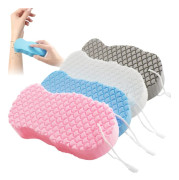 3 st 3D Badsvampar, Ultramjuk Badsvamp, Supermjuk Exfolierande Badsvamp, Kroppsexfolierande Svamp, Duschsvamp för Vuxna och Barn