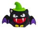 BPumpkin Bat Witch Hat Hängande Dekoration Ljus Upp Vägg Hem Fest Inomhus UtomhusB